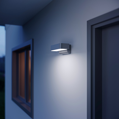 Applique L 800 Avec Détecteur Anthracite EU