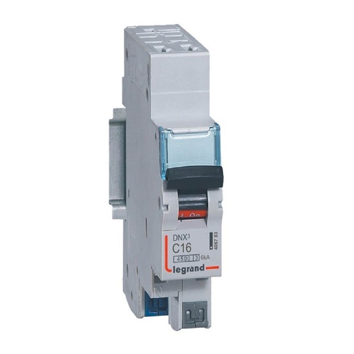[LEG406783] Disjoncteur DNX³ 4500 - auto/auto - U+N 230V~ 16A - 4,5kA - courbe C - 1 module