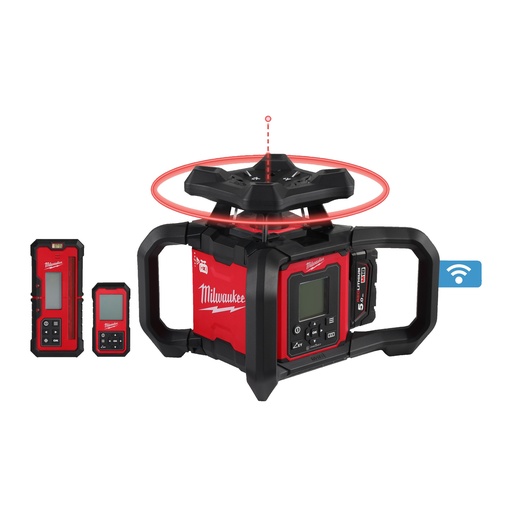 [MLK4933493204] Laser Rotatif One-Key Rotatif Rouge Double Pente H/V 1200 M - M18 RLOHV1200-501C