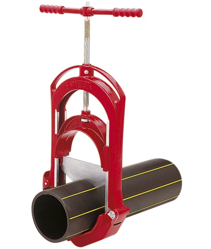 [VIRno_sign211532] Coupe-tube guillotine PEHD 323,8 mm